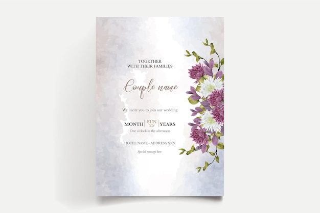 Save the date wedding invitation templates