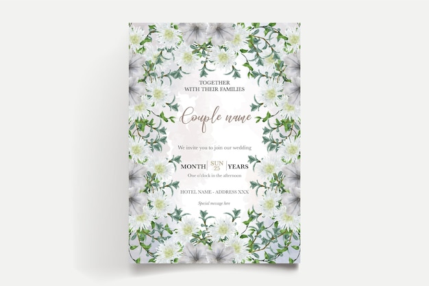 Save the date wedding invitation templates