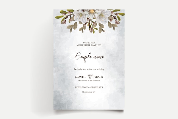 Save the date wedding invitation templates