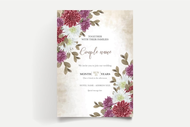 Save the date wedding invitation templates