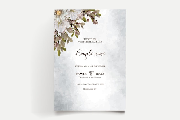 Save the date wedding invitation templates