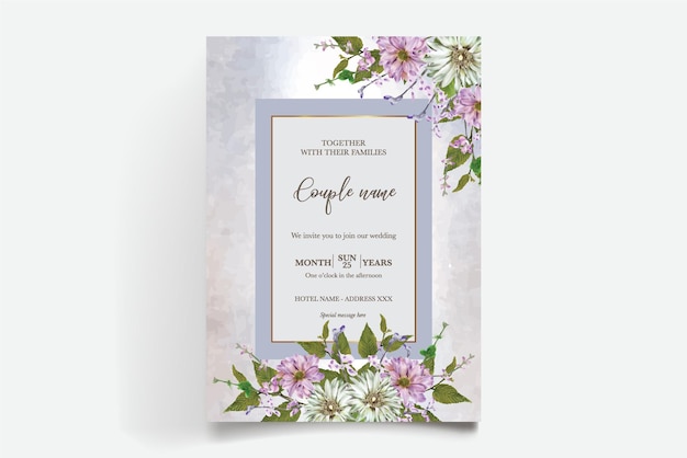 Save the date wedding invitation templates