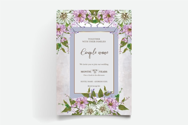 Save the date wedding invitation templates