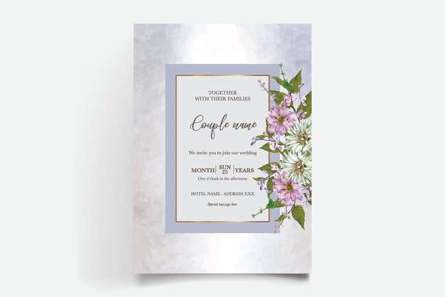 Save the date wedding invitation templates