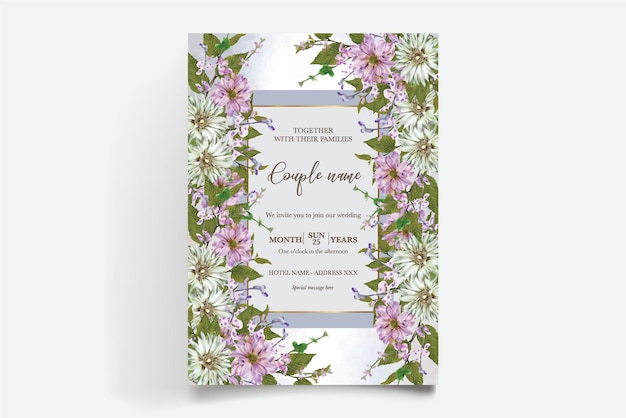 Save the date wedding invitation templates