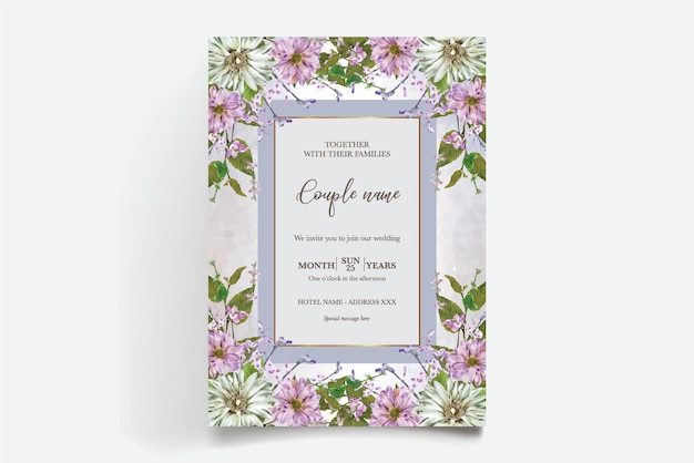 Save the date wedding invitation templates