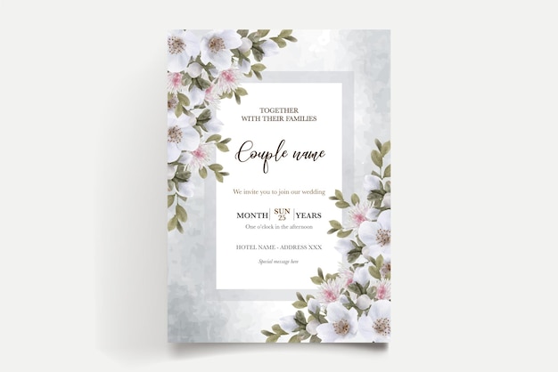 Save the date wedding invitation templates