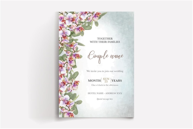 save the date wedding invitation