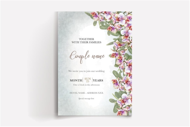 save the date wedding invitation