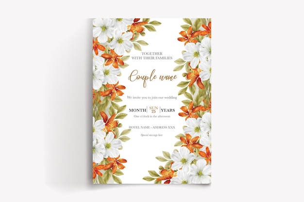 save  the date wedding invitation