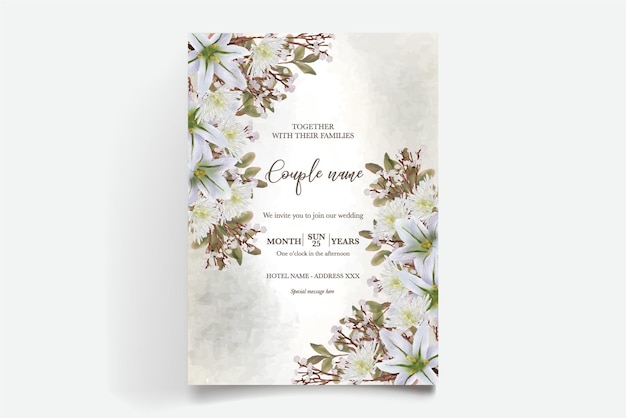 save the date wedding invitation