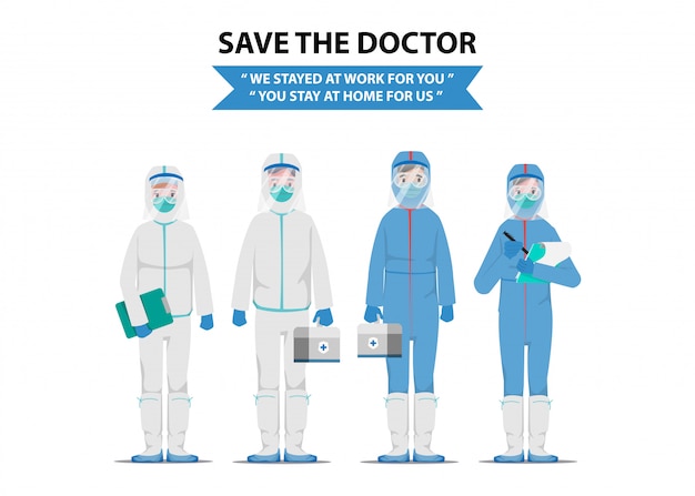 Save Doctor who save patients from coronavirus outbreak and fighting the coronavirus.