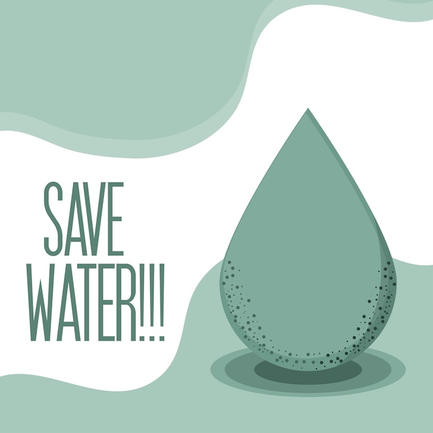 Save water banner