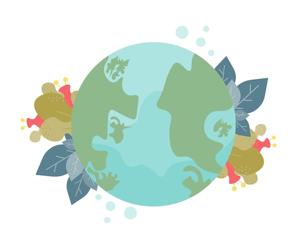 Saving planet. Vector illustration for web banner, infographics, mobile website.