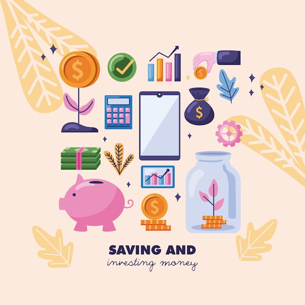 Savings and investing money