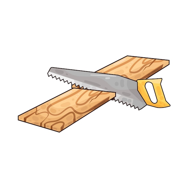 Vector saw illustration