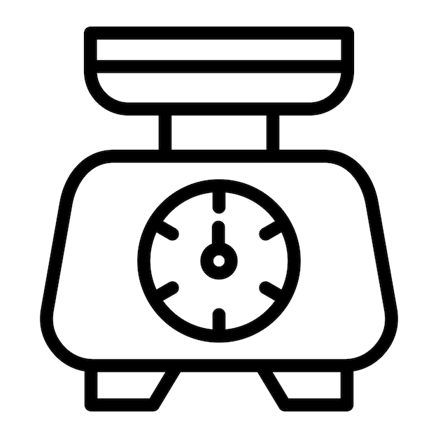 Scale Vector Icon Design Illustration