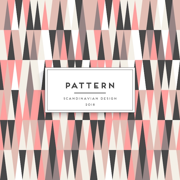 Scandinavian floral seamless pattern