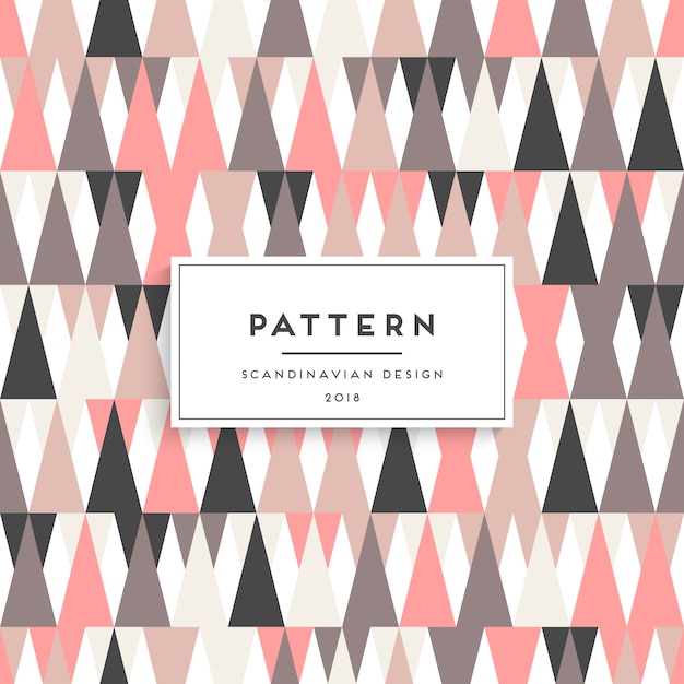 Scandinavian floral seamless pattern