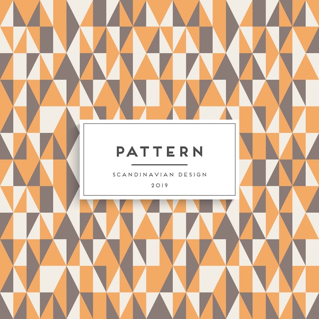 Scandinavian seamless pattern. Fabric print design