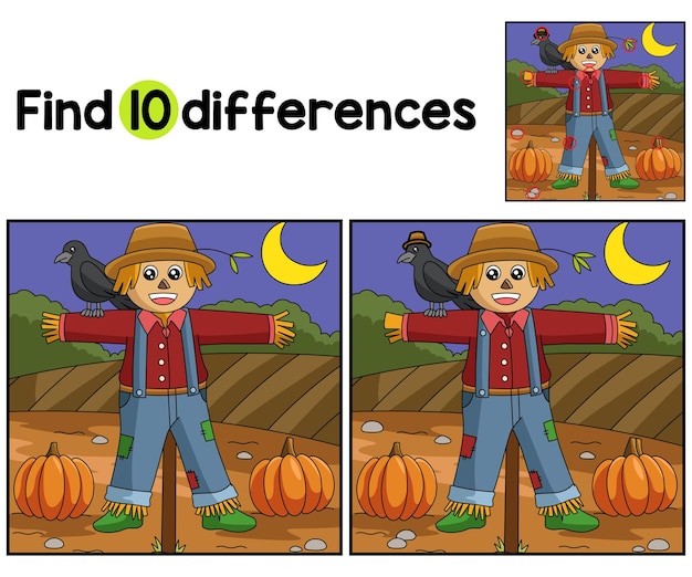 Scarecrow Farm Find The Differences