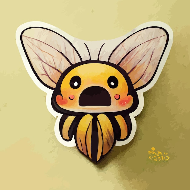 Scared icons stickers emotionnal bee discords twitch emote