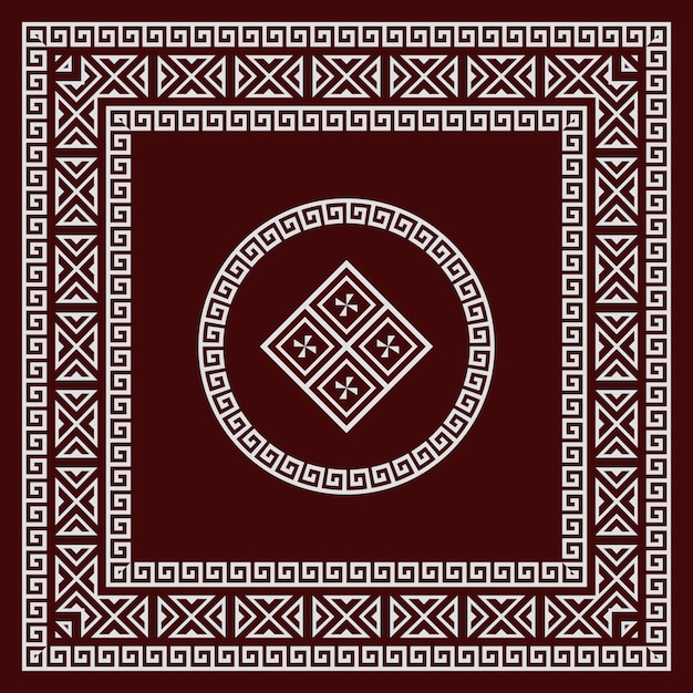 Scarf bandana pattern tribal design for woman hijab, boho carpet, bandana