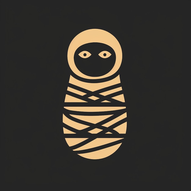 Scary Mummy Vector Art