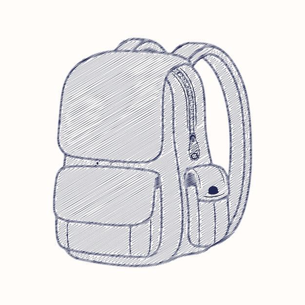 School bag, school, bag icon drawing