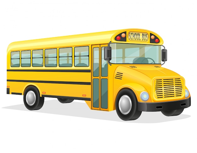 School bus vector illustration