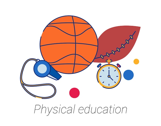 Vector school discipline physical education