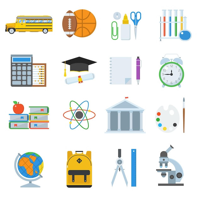 School and Education Icons