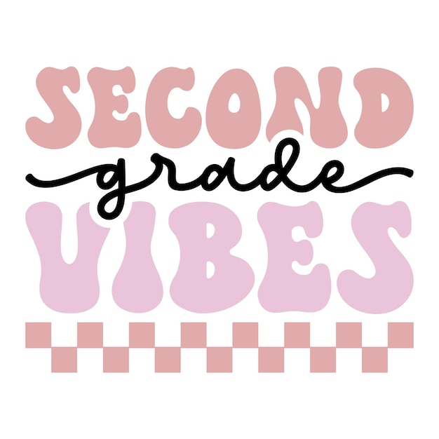 school vibes retro svg design and digital download and commercial use