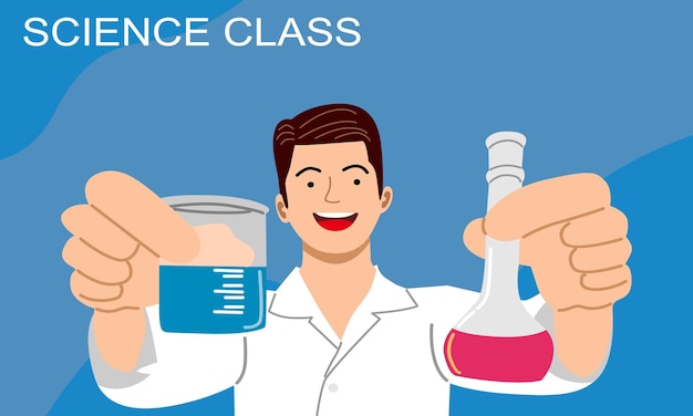 Science class background Can use for banner poster card and brochure