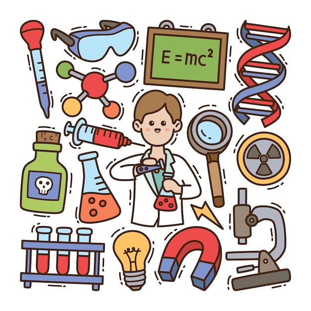 Science Doodle Illustration