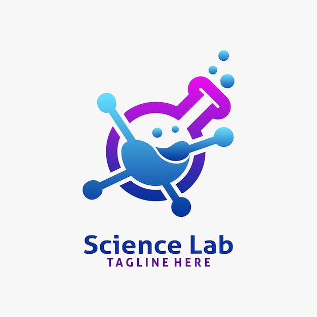 Science lab logo design