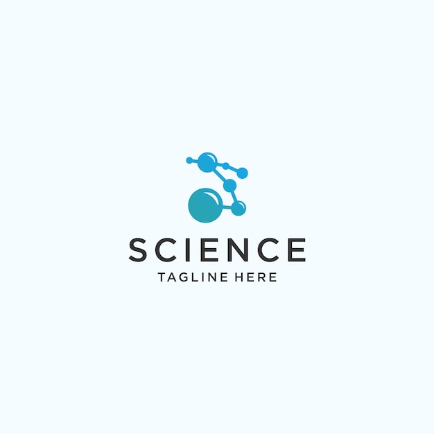 Science logo icon design vector