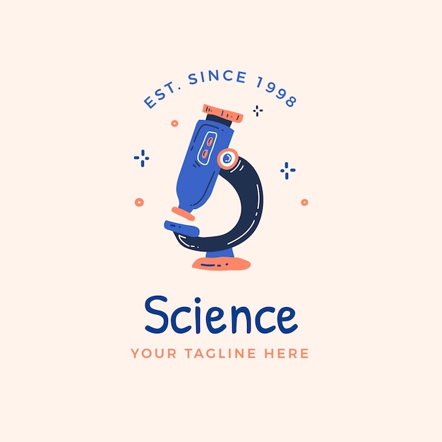 Science logo template design