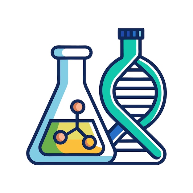 Science and Research Icon Vector Illustration