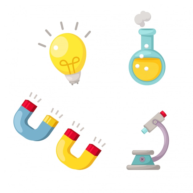 Science set vector