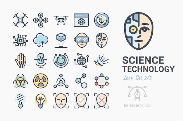 Science & Technology icon set 