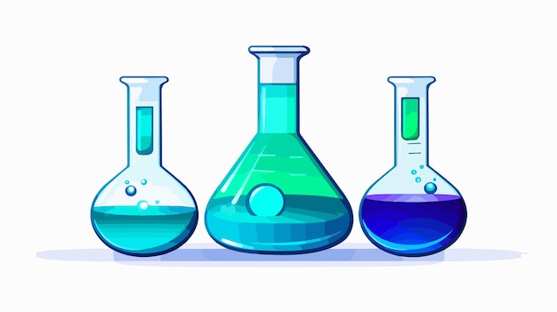 Scientific Experiment Cartoon Vector Icon