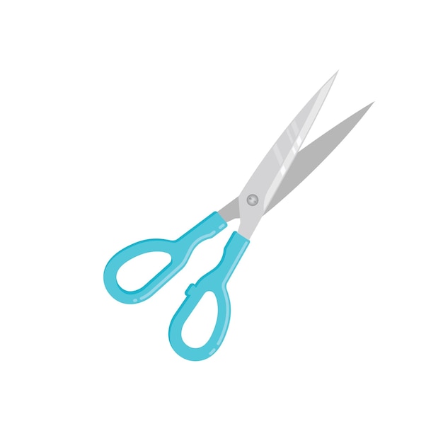 Scissor vector element concept  illustration design template