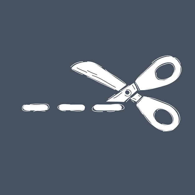 Scissors Icon Vector Illustration