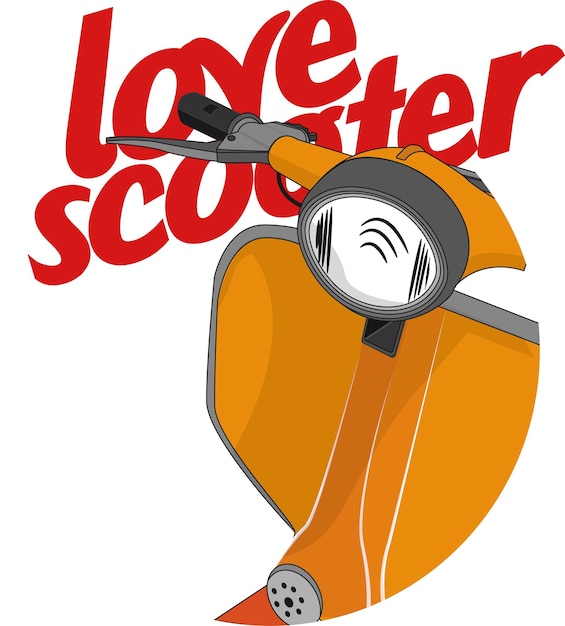 Scooter illustration