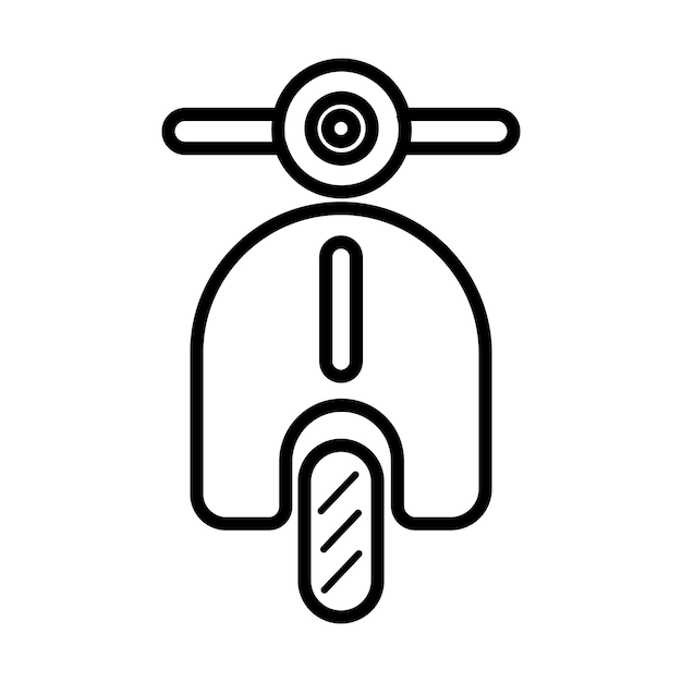 Scooter motobike icon