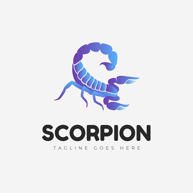 Scorpion branding logo template