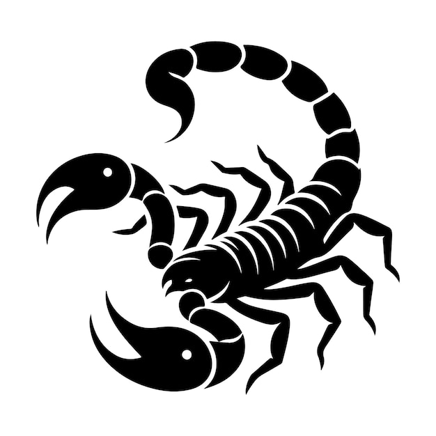 Vector scorpion vector silhouette