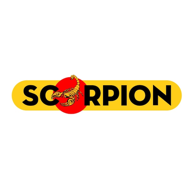 Scorpions Logo Template mascot design.