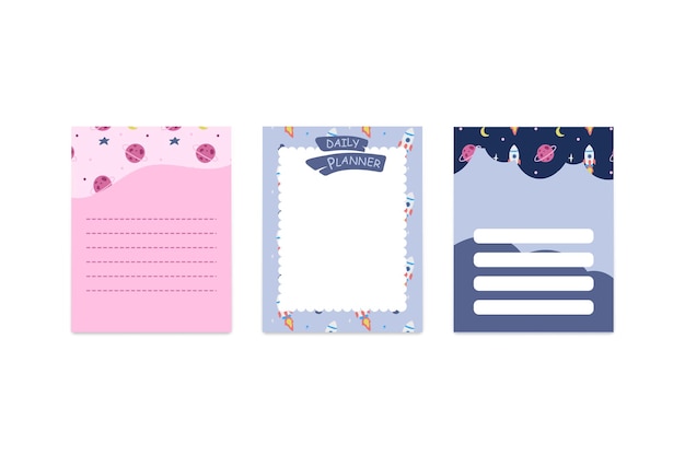 scrapbook memo and note collection